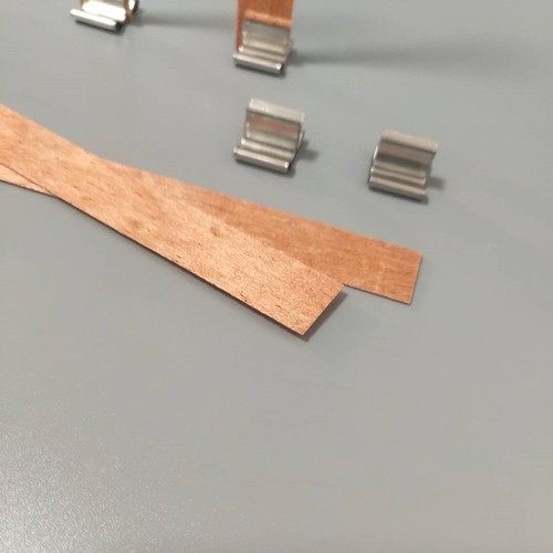 Factory direct supply wood chip candle wick aromatherapy candle wooden wood chip candle wick diy candle material wood wick