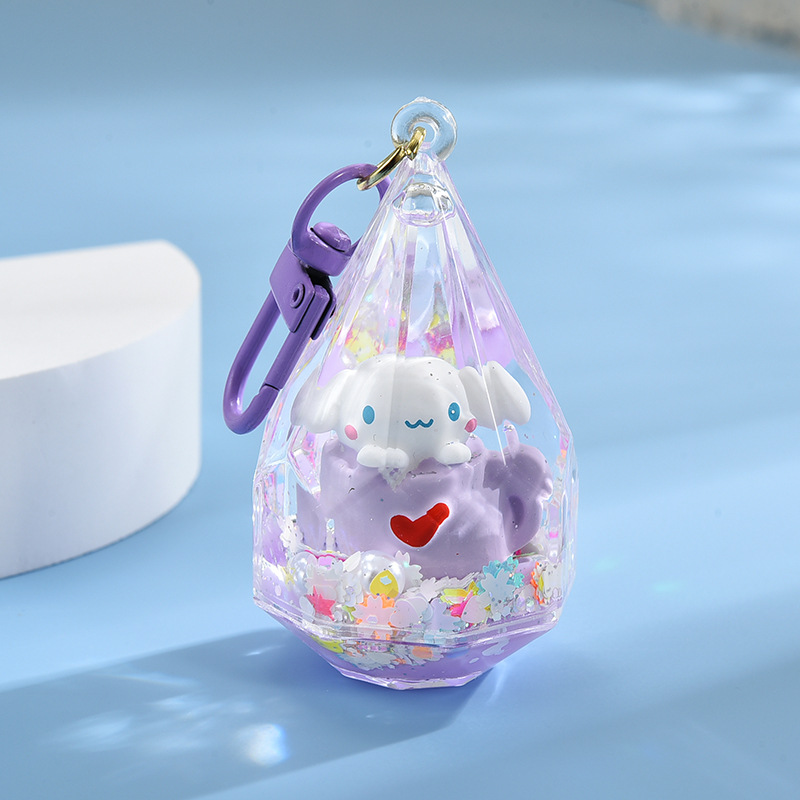 Cartoon Character Pattern Cute Cartoon Character Arylic Unisex Bag Pendant Keychain