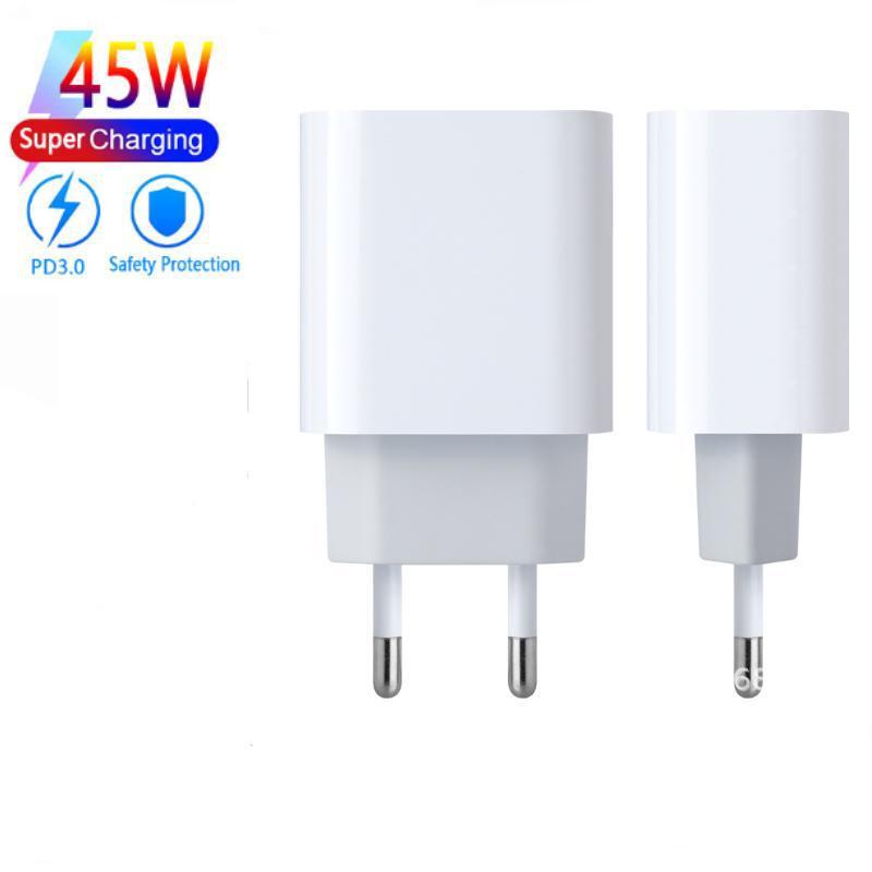 Factory Customized 45Wpd Charger Korean/European/American Kc/Ce/Etl Standard Pd45W High-Power Charging Head