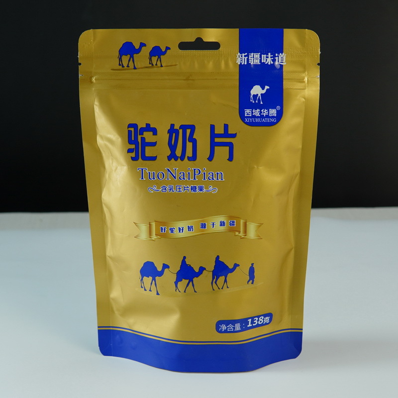 Western Region Huateng camel milk slices and milk shells 138g Xinjiang independent packaging children snacks Aksu straight hair