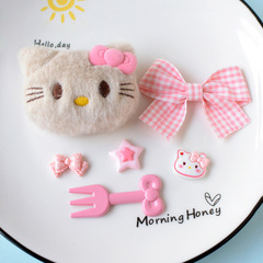 人気の赤い本と同じかわいい猫のアクセサリーの穴の靴diy材料の卸売り