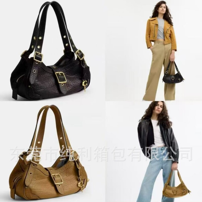 Kou C's New Summer Model for Women, Dreammodel31, Retro-Style Underarm Motorcycle Bag, Fashionable Handbag and Shoulder Bag Kou C's New Summer Model for Women, Dreammodel31, Retro-Style Underarm Motorcycle Bag, Fashionable Handbag and Shoulder Bag