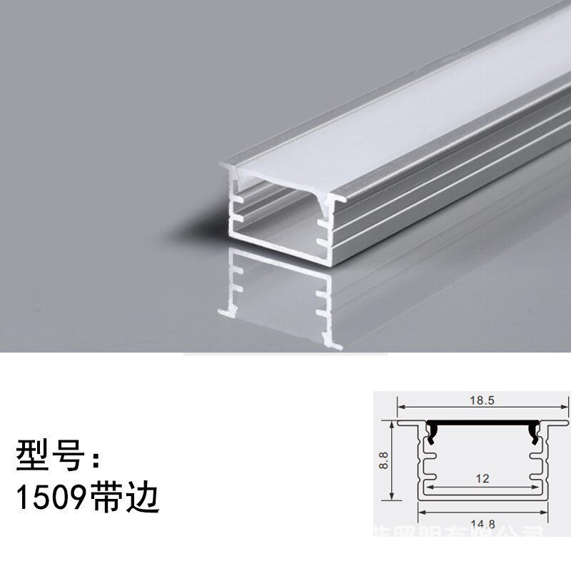 Lámpara lineal LED Lámpara de línea incrustada Lámpara de línea sin marco Lámpara de línea de aleación de aluminio Lámpara de línea de aluminio con perfil de ranura de lámpara