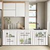 kitchen cupboard Occlusion Removable track Hide the ugly Punch holes cabinet autohesion Velcro