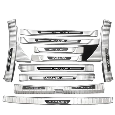 Dekorativ pedal başlıqları: threshold strip rear guard plate
