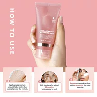 Кросс-бордерная гидролизованная коллагеновая маска-пленка Collagen Night Wrapping Mask для увлажнения лица