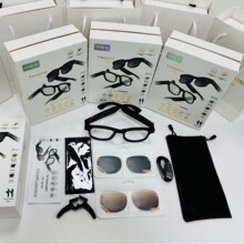 AIMB-V3智能眼镜蓝牙通话AI语音助手音乐播放运动户外墨镜防蓝光