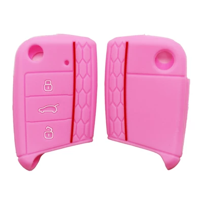 Static Rod/Key Bag, Applicable to Volkswagen Golf - pink-red-lines