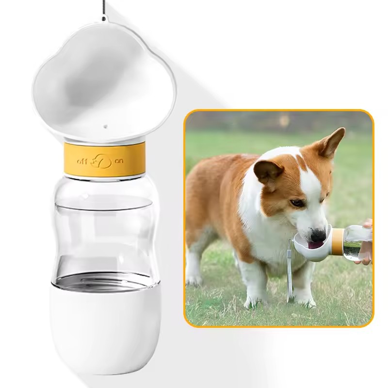 Taza de agua para perros, hervidor de agua cloud portátil, paseo por el perro, bebida de alimentación, bebida de alimentación integral, botella de agua para mascotas