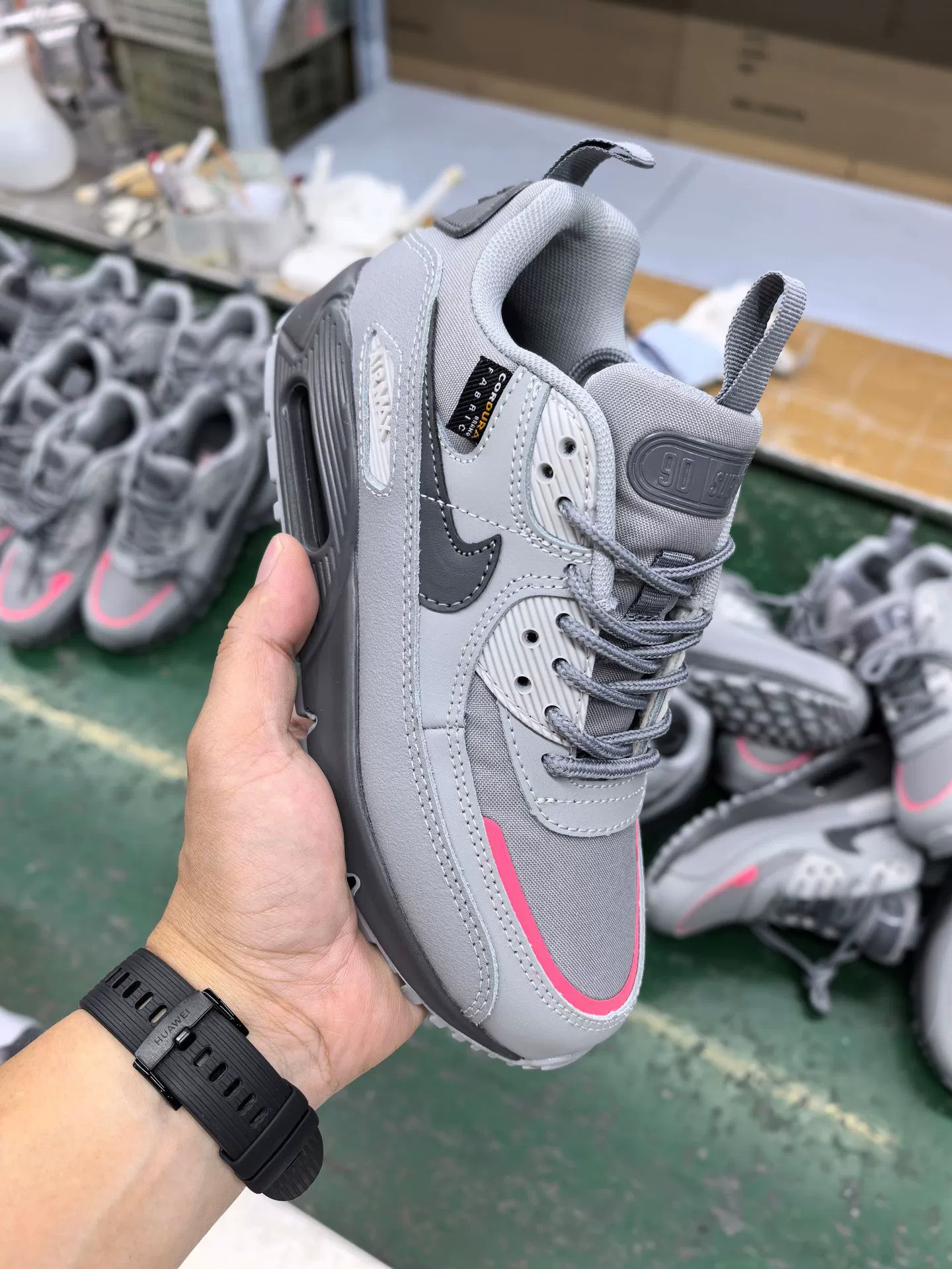 Кросс-граничная внешнеторговая Путянь обувь Air Max90 воздушная подушка сетчатые повседневные спортивные кроссовки европейский стиль высокий уровень спортивной обуви