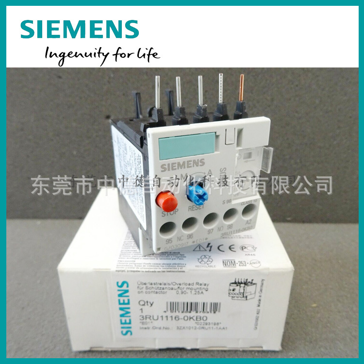 3RU11160KB0 Siemens 3RU1116-0KB0