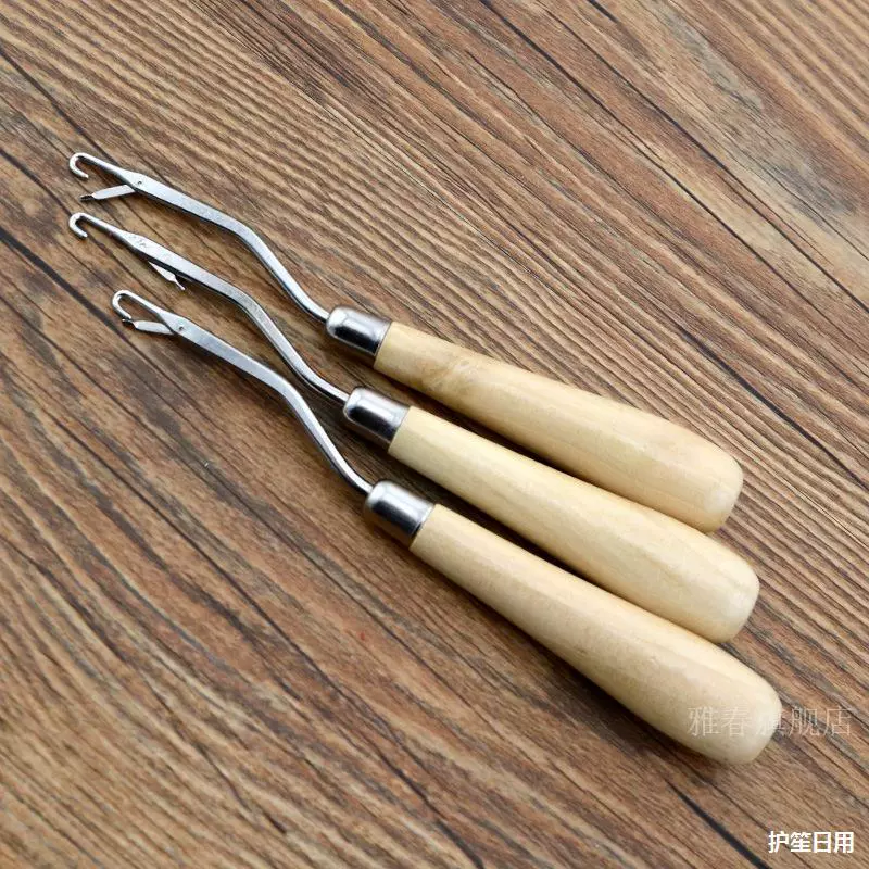 Feather connection hook needle needle work tool interface hook needle accessories connecting hair hook ring dirty braid connection hair