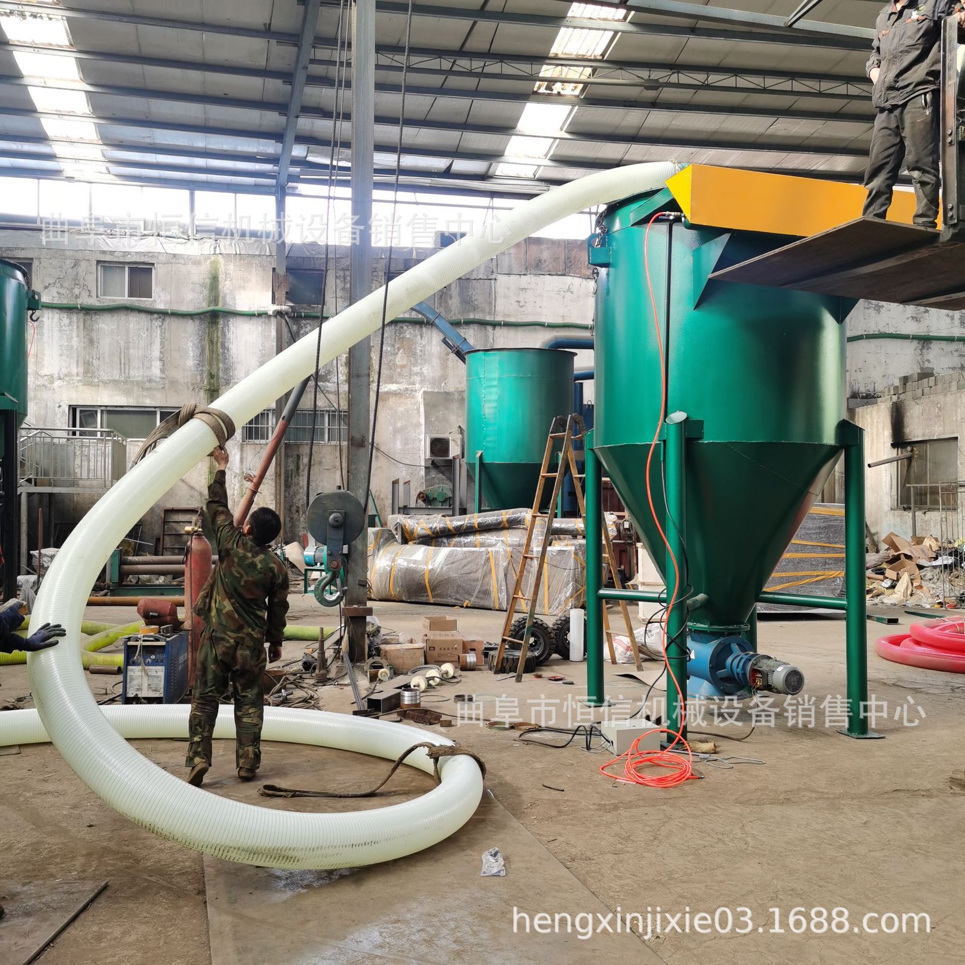 青岛集装箱水泥粉负压气力吸灰机zcjb 钢板仓清灰装罐气力抽灰机