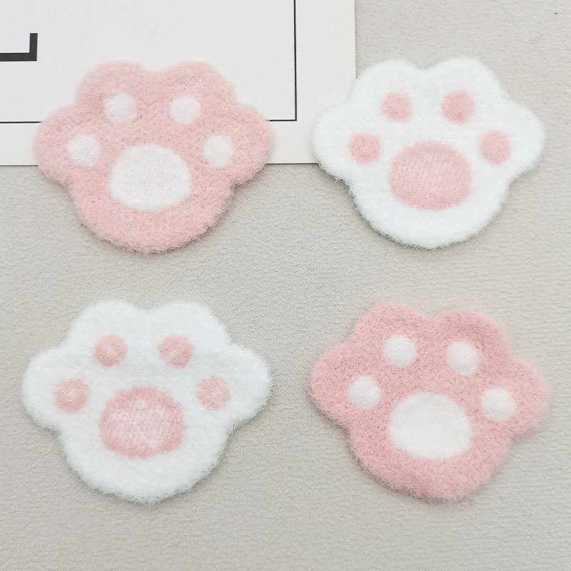 Cute Plush Embroidered Cat Claw Jewelry Accessories Cartoon Autumn and Winter Hairpin Accessories DIY Clothing Mobile Phone Case Accessories Cute Plush Embroidered Cat Claw Jewelry Accessories Cartoon Autumn and Winter Hairpin Accessories DIY Clothing Mobile Phone Case Accessories