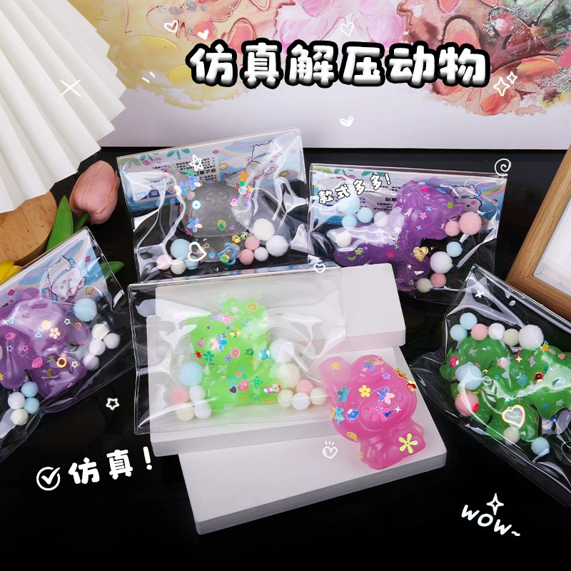 Распакуйте щепотку игрушки светло-светящийся свет животных игрушки цвета милые плюшевые кошачьи когти трансграничные симуляторы