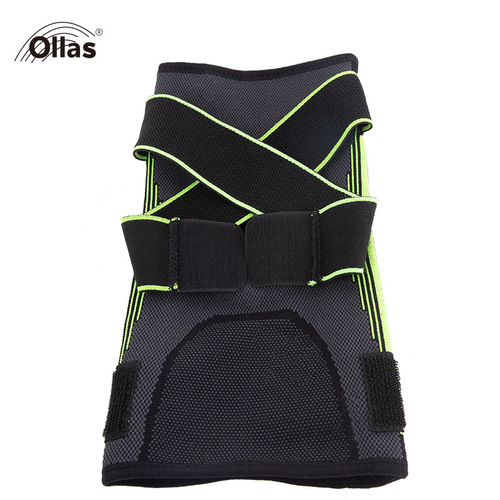 Factory direct supply of knee silicone spring support sports knee straps pressurized and thickened protection cross-border wholesale