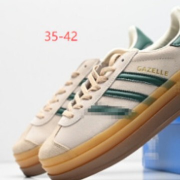 Correct version of foreign trade goods: German training shoes Gazelle women's shoes, thick-soled height-increasing three-layer platform shoes, retro sneakers