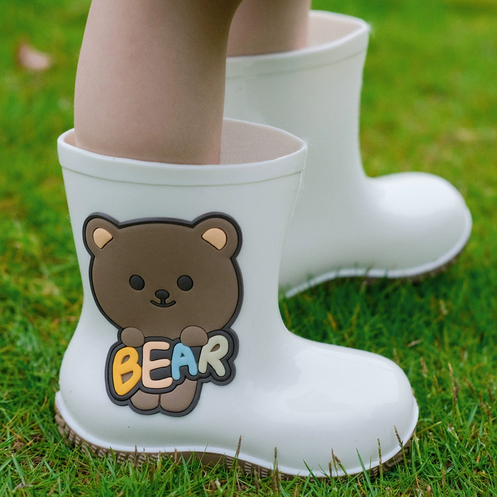 Детская резиновая обувь, Нескользящие резиновые сапоги, детские резиновые сапоги для мальчиков и девочек, летние студенты, Детская водонепроницаемая обувь