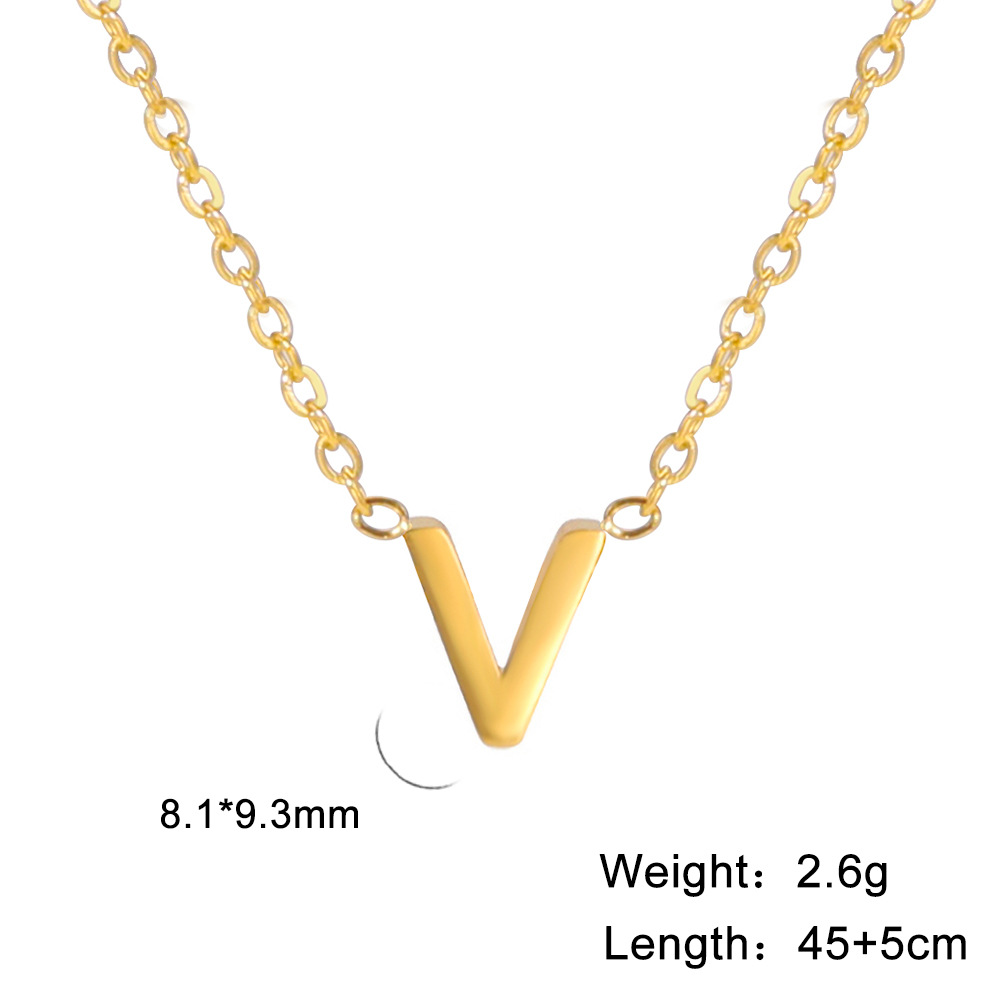 Golden, letter V