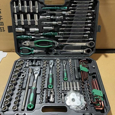 121-Piece Auto Repair Tool Set, Car Maintenance Repair Kit, Socket Set, Wrench Combination, Car Repair Wholesale (Mühərrik tənzimləmə alətləri)