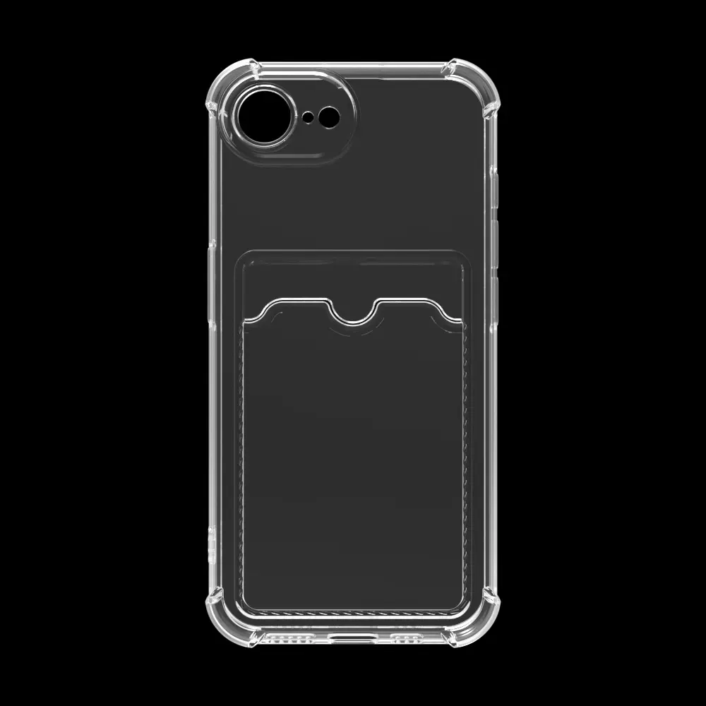 适用新款苹果iPhone 16e气囊空压防摔手机壳se4插卡钱包保护套