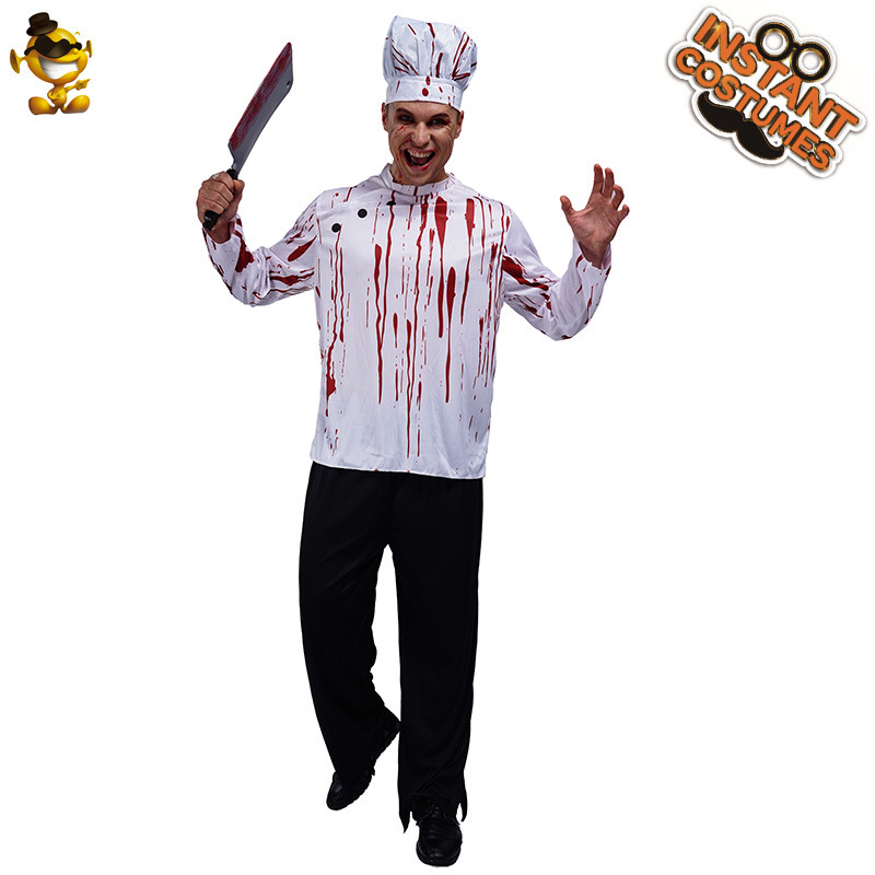 Nuevos hombres grandes horror sangriento Doctor traje ropa de fiesta de Halloween traje de la etapa de rendimiento traje Cosplay ropa