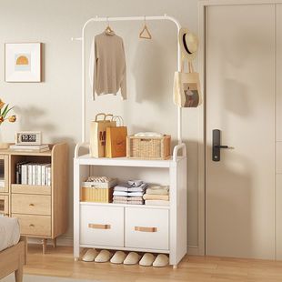 Multi-Layer Drawer Coat Rack Bedroom Rental Room Floor-Standing Clothes Rack Household Multi-Functional Storage Cabinet High-Value Clothes Rack