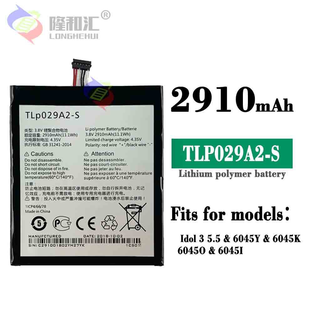 适用阿尔卡特i806电池 AM-H200 IDOL3 5.5 TLP029AJ/A2-S手机电池
