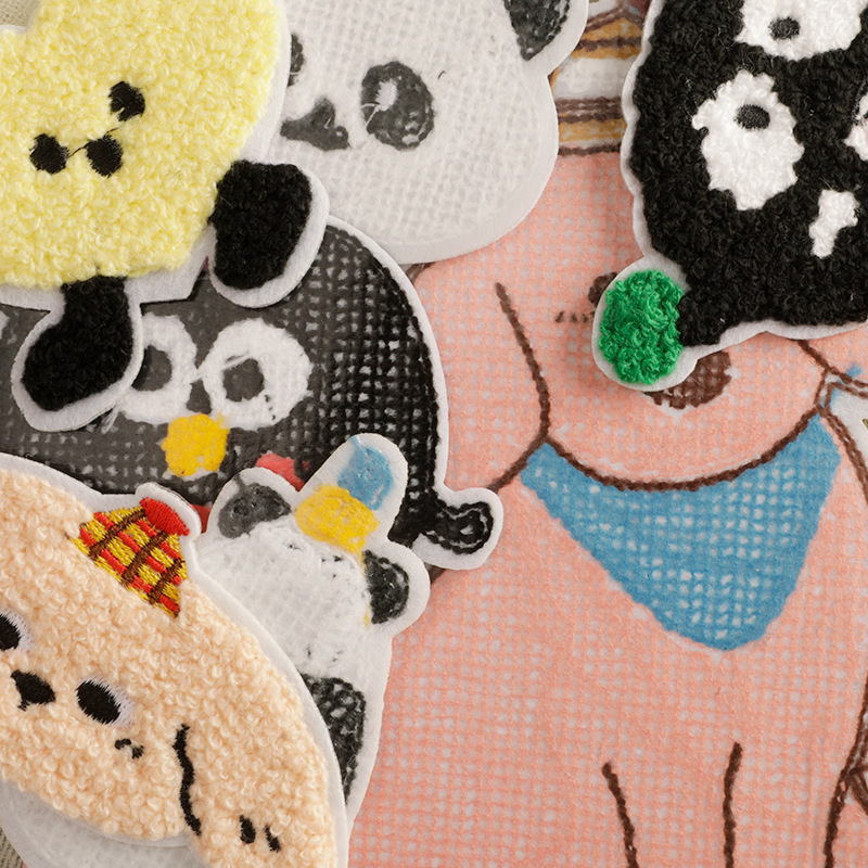 刺繍の表の標識のバッジのタオルはかわいい動物の刺繍を刺繍して服の帽子のアクセサリを貼ってパッチの布を飾ります。|undefined