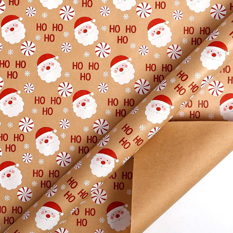 Amazon ロールクリスマス包装紙大型クラフト紙クリスマスツリー DIY 手作り紙ホリデーギフト紙|undefined