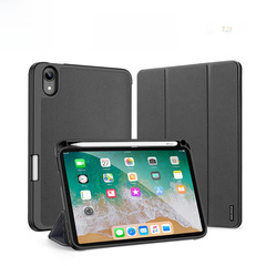 Dux iPad Mini 6 Case with Pen Slot, Sleep TPU Protective Shell, Anti-Slip Leather Cover, Cross-Border