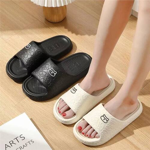 Stool-feeling cool slippers for men, summer indoor home use, couple's edition, anti-slip, anti-odor, bathroom shower, outdoor wear for women