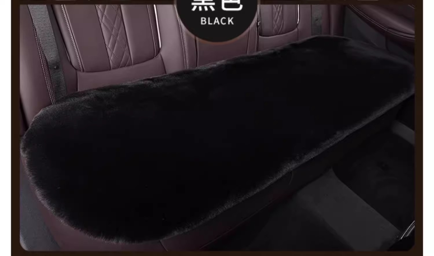 Car Seat Cushion Autumn and Winter Plush Warm and Thickeneded Four-Season Universal Single-Piece Car Seat Cushion Three-Piece Set for Winter Use