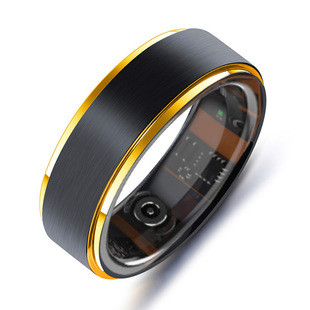 Cross-border supply smart ring Europe and the United States fashion new smart temperature-sensing couple ring temperature display smart ring