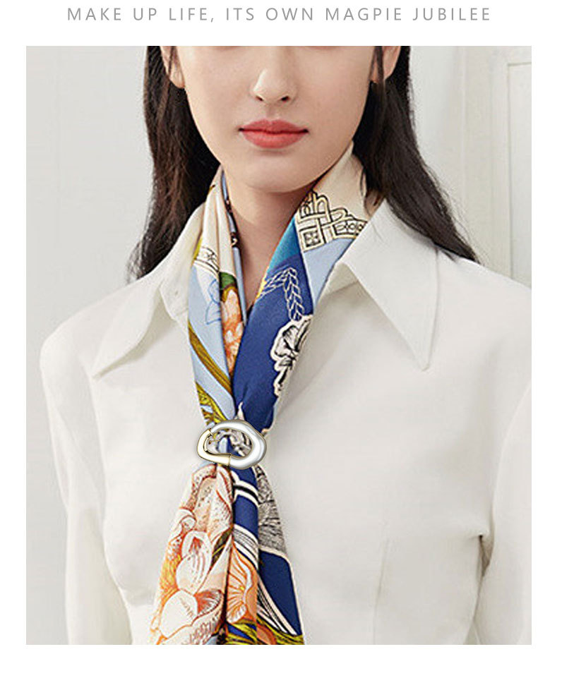 时尚简约金属设计感异形胸针小众轻奢高级感胸花新品潮