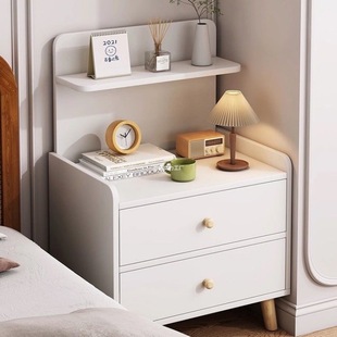 Nordic Style Bedside Table Simple Modern Bedside Cabinet Bedroom Small Bedside Storage Cabinet Simple Paint-Free Bedside Table