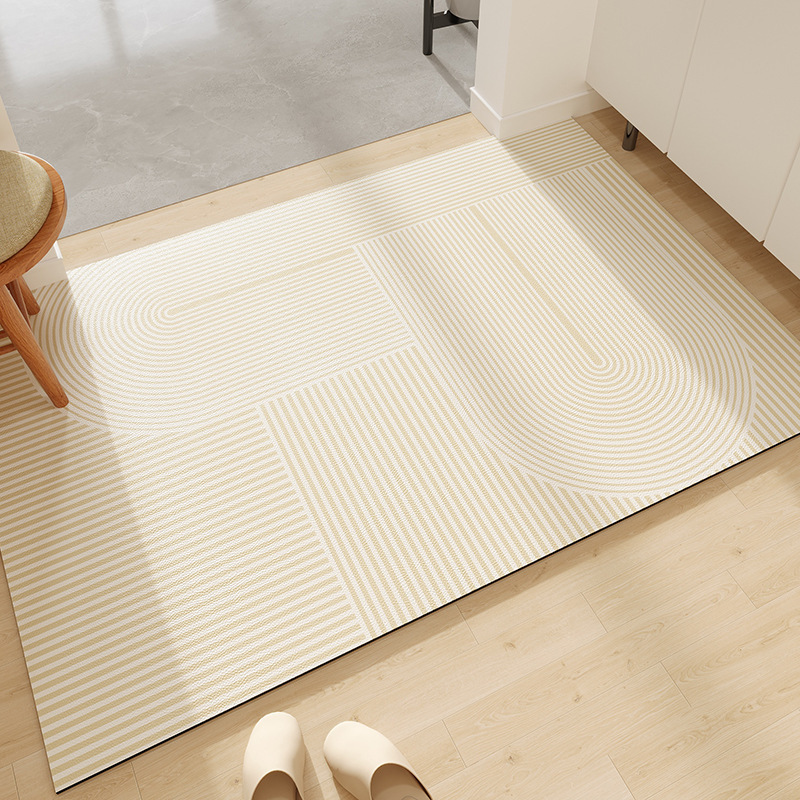 Wholesale Cream Style Entrance Door Floor Mats, Door Mats, Entrance Door Mats, Cuttable Entrance Door Mats, Home Wabi-Sabi Style Leather