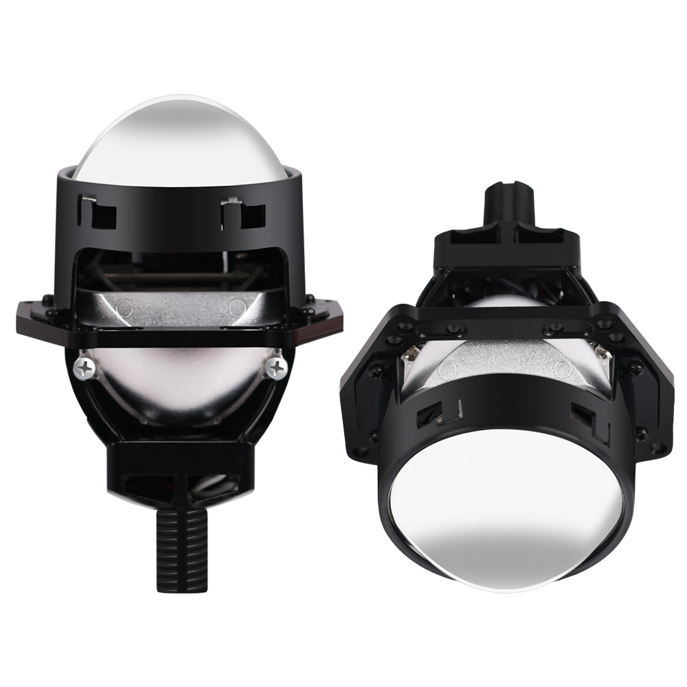 Matriz de luz directa para automóvil Taza de lámpara única de 2,5 pulgadas Lente láser de doble disparo directo Lente de luz láser grande para automóvil Lente de luz brillante