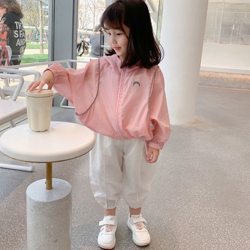 女童防晒衣外套2025新款儿童夏装防晒服轻薄皮肤衣宝宝空调服外套