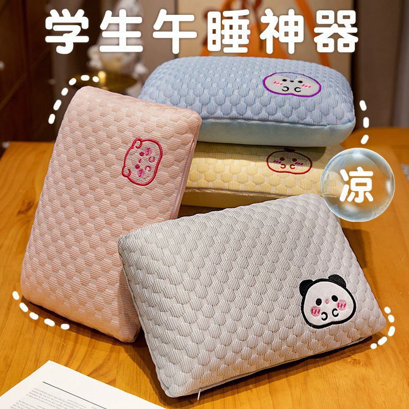 Портативная подушка для сна из пены с эффектом памяти в мультяшном стиле для учеников начальной школы и детей, подушка для сна на столе, незаменима для утреннего сна.