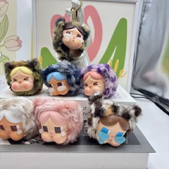 国境を越えた新製品ヒョウ柄リトルヒョウ猫かわいい猫人形小さなペンダントブラインドボックス人形おもちゃ混合卸売