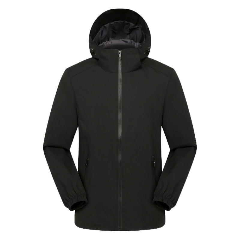 Новая осенне-зимняя модная уличная тонкая одежда, теплая ветрозащитная групповая рабочая одежда, дышащая непромокаемая куртка с вышивкой