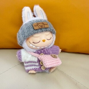 ���H�·���һ������Labubu�·��ܘ�ñ��ë�°������b����������