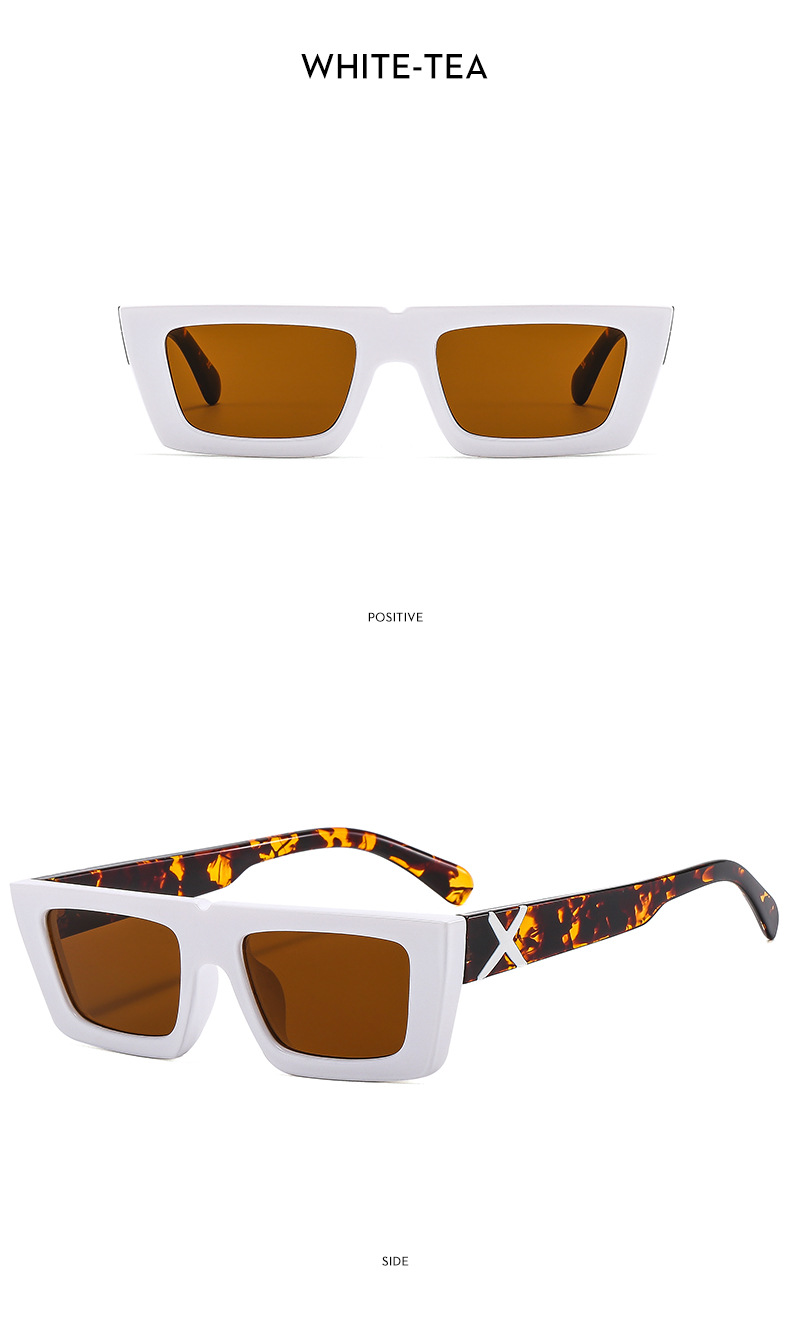2022 Autunno nuovi occhiali da sole X con lenti quadrate personalizzate con montatura piccola_voghion.com