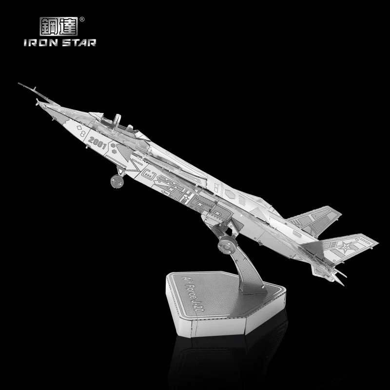 Nanyuan Steel Iron Star 3D сборная модель металл DIY пазл D21127 ВВС J-20