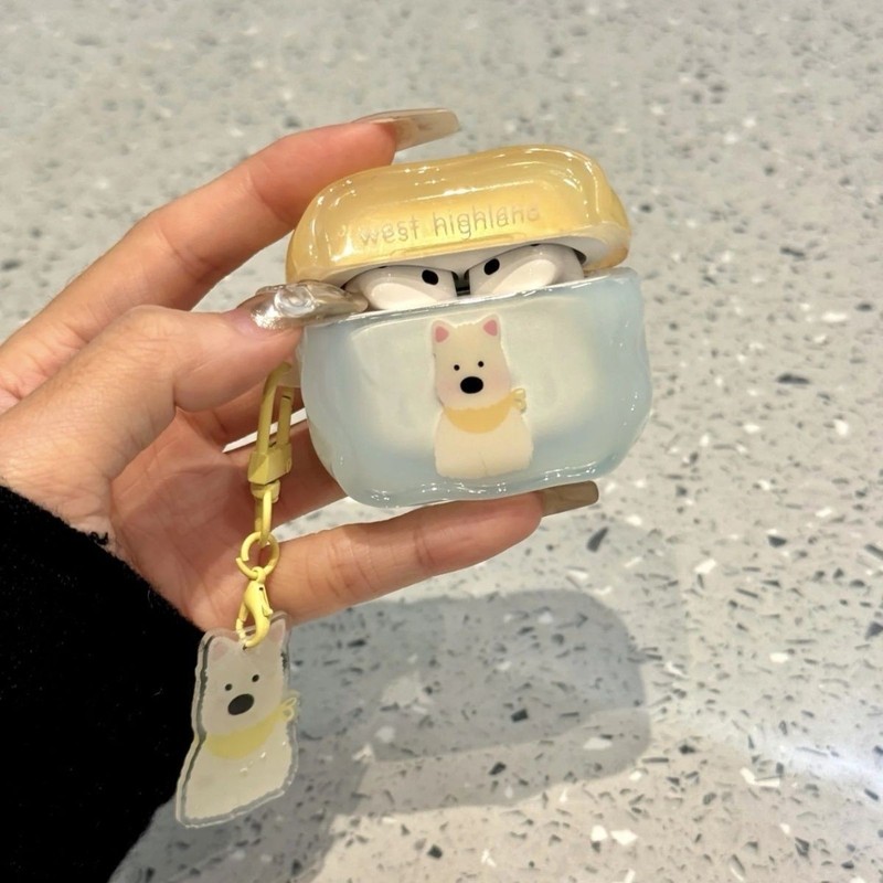 愛ペンギンベア ウエストハイランド airpods3 落下防止 airpodspro2 ヘッドフォンシェル airpods4 に適しています|undefined