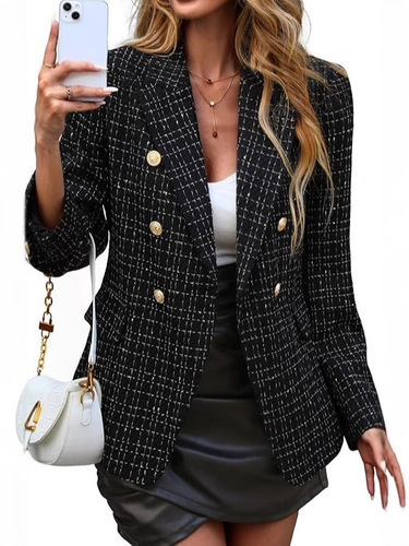 Amazon New Women's Fashion Pure Color Suit Autumn Simple Style Streetwear Blazer