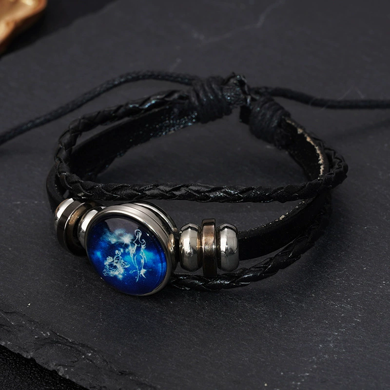 Текстовый знак зодиака, аксессуар ручной работы, бисер bracelet для любимого, Aliexpress, европейский стиль