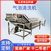 廠家商用果蔬氣泡噴淋式清洗機全自動多功能洗菜機清洗設備流水線