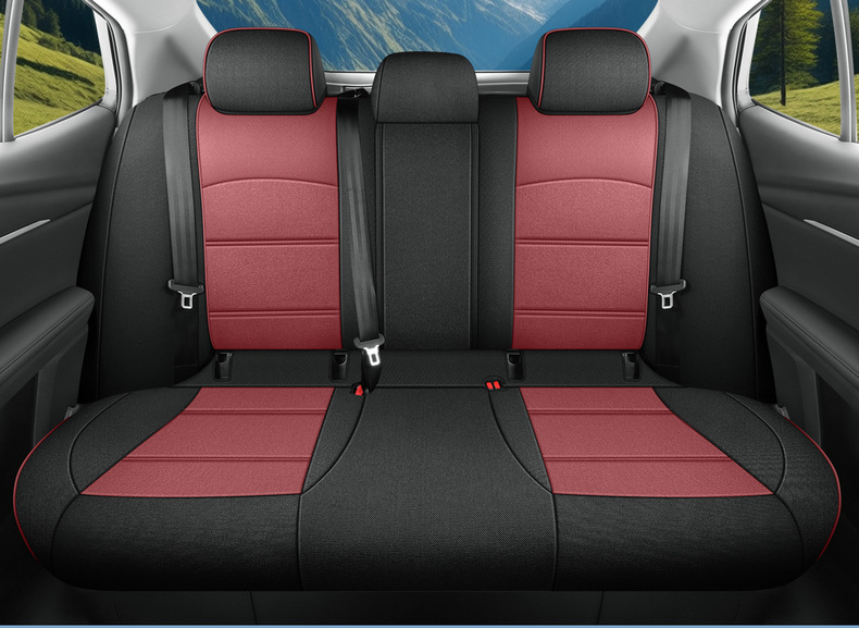 New Toyota Avalon Special Car Seat Cushion for All Seasons, Rear Full Surround Seat Cover, Cloth Seat Cover, Linen